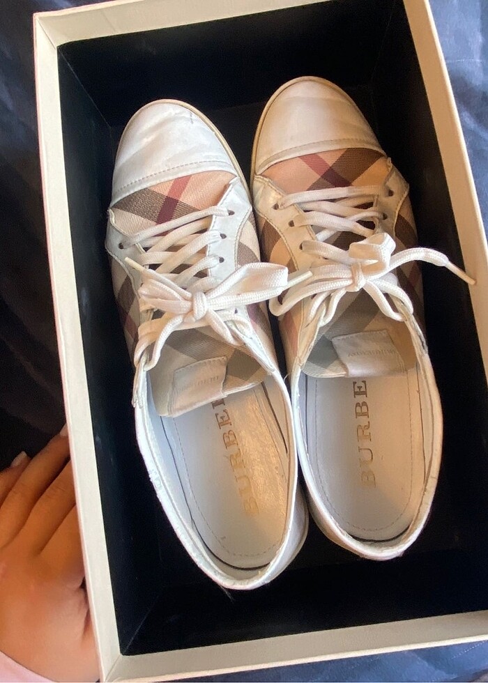 Orijinal Temiz Burberry Ayakkabı - Görsel 2