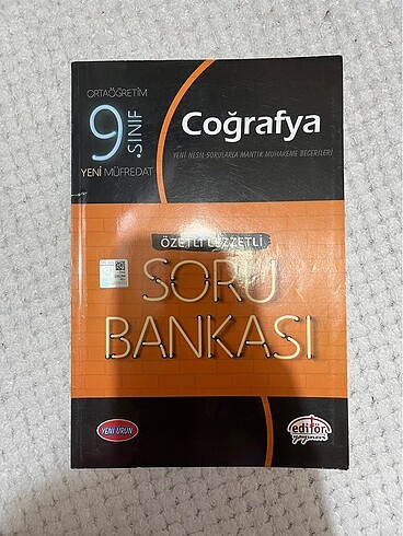 9. Sınıf coğrafya editör yayınları