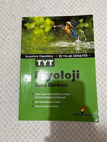 Tyt biyoloji aydın yayınları test kitabı