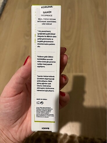 Diğer Deoproce göz kremi