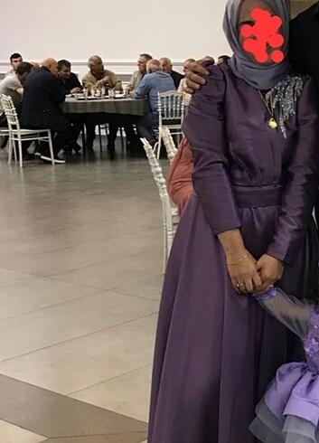44 Beden mor Renk Abiye