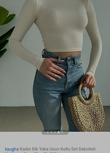 Uzun kollu crop bluz