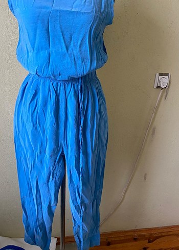 Kadın Mavi Salaş Tulum - Görsel 2