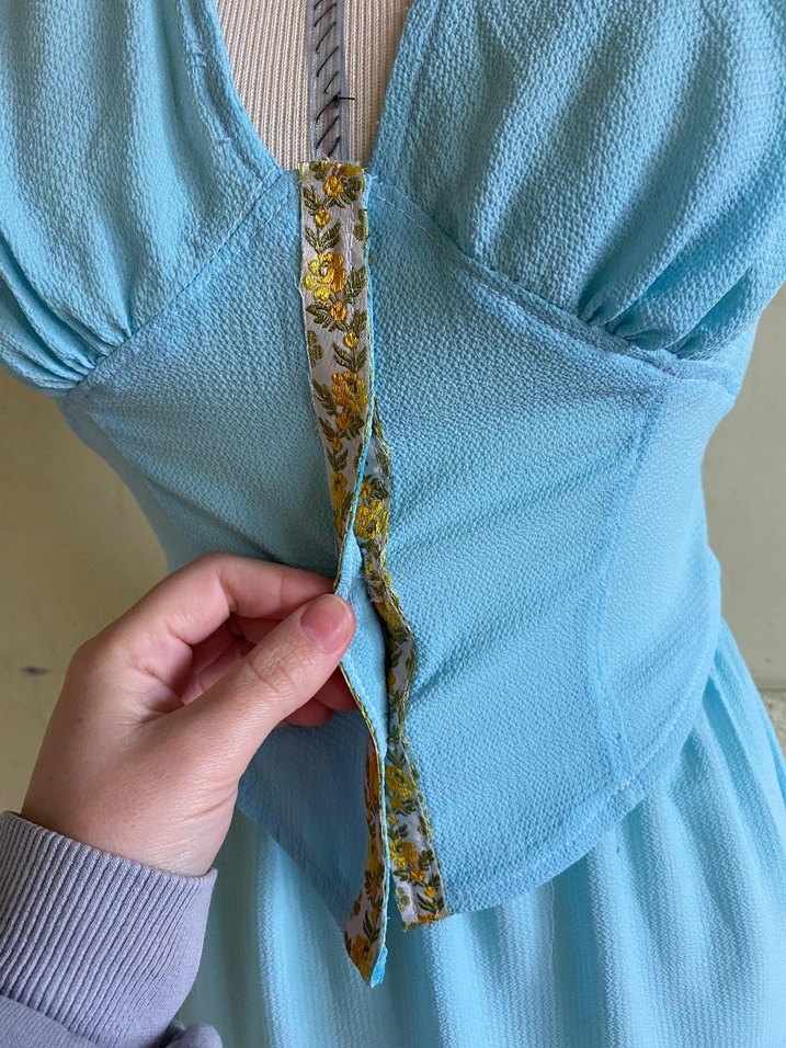 Mavi V Yaka ikili takım - Görsel 5