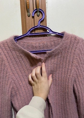 Pembe Triko Kadın Hırka - Görsel 7