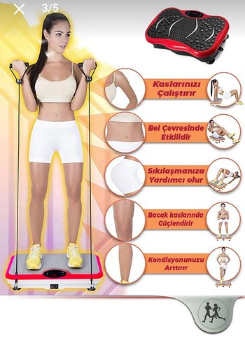  Beden Vibrofitto Titreşimli Spor Aleti