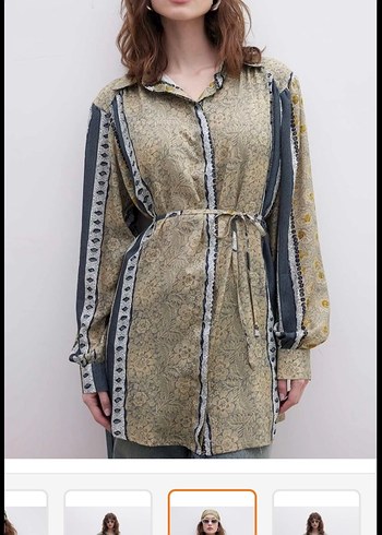 Manuka gömlek tunik - Görsel 2