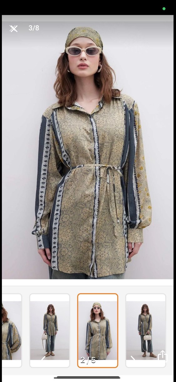 Manuka gömlek tunik - Görsel 2