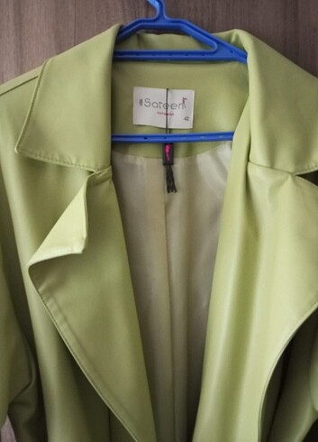 Zara SATEEN DERİ CEKET
