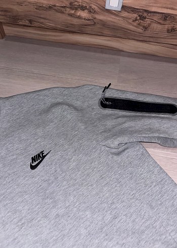 Gri Erkek Sweatshirt, Bisiklet Yaka, Uzun Kollu - Görsel 2