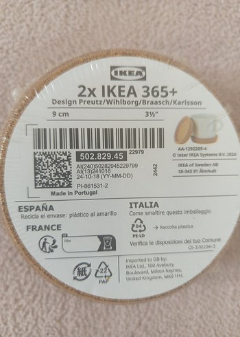 IKEA 365+ kupa altı mantar 2 adet  - Görsel 5