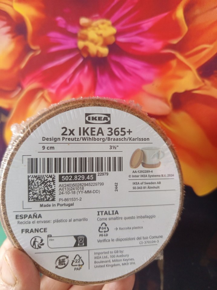 IKEA 365+ kupa altı mantar 2 adet  - Görsel 3