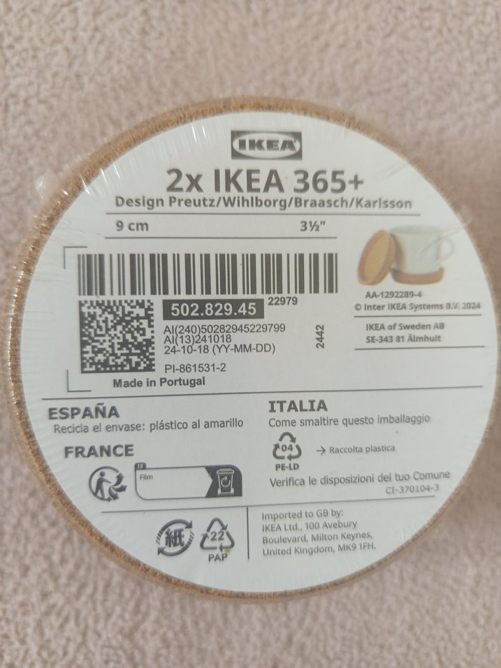 IKEA 365+ kupa altı mantar 2 adet  - Görsel 5