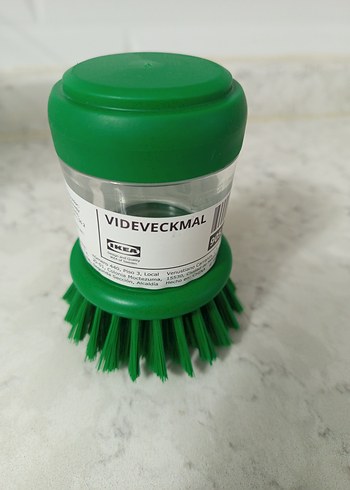 Beden Yeşil Plastik Mutfak Temizlik Fırçası