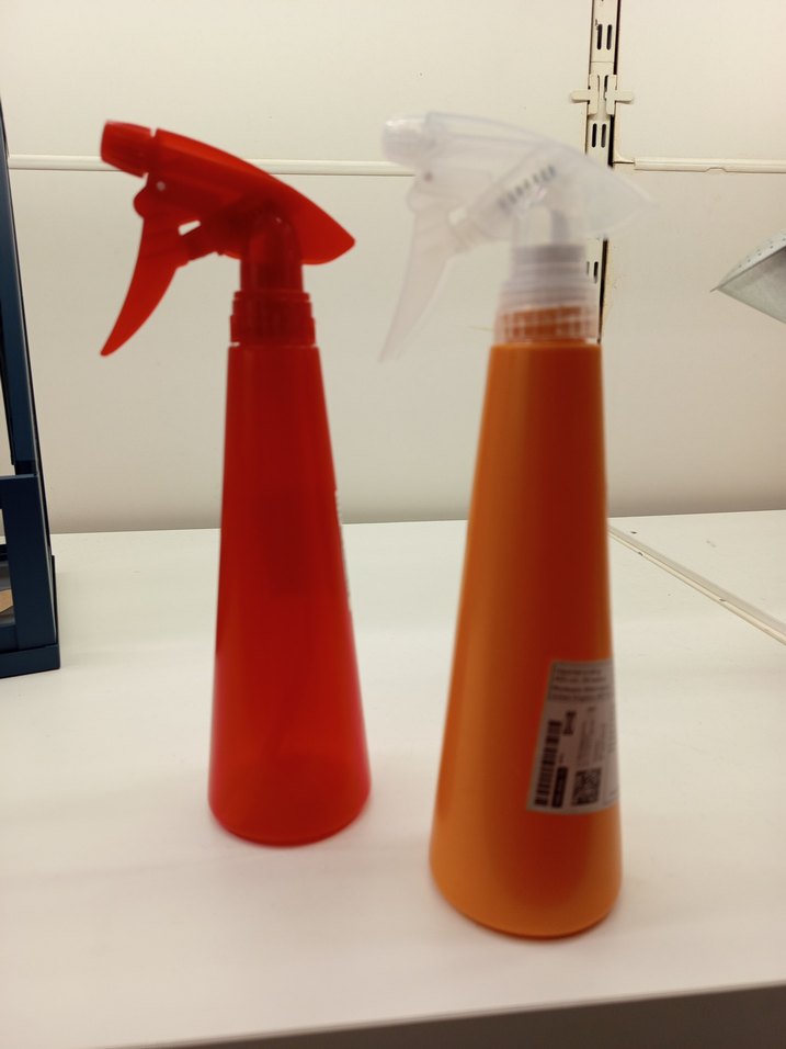 Turuncu renkli sprey şişesi - Görsel 3