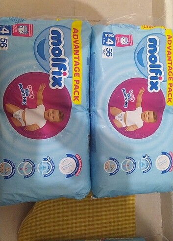 Molfix Bebek bezi no 3 ve 4 numara külot bez 