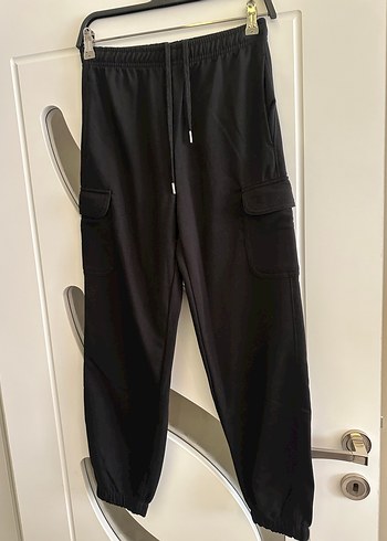 Bershka Bershka Siyah Kemerli Kadın Rahat Kesim Eşofman XS ama M de olur