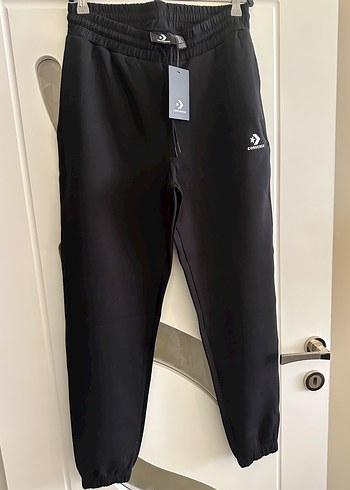 s Beden Converse Siyah Rahat Kesim Sweatpant ürün S beden