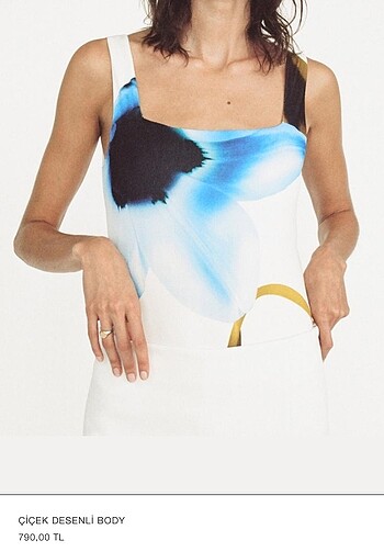 Zara Zara çiçek desenli body