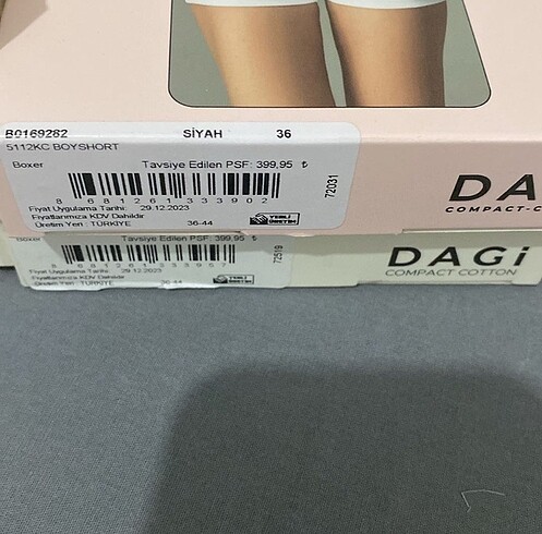 36 Beden ten rengi Renk DAGİ BOYSHORT TEN VE SİYAH 36 beden mevcut