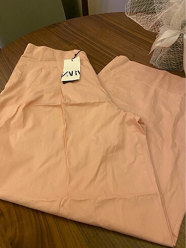 Zara poplin WIDE LEG pantolon