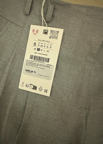 Zara uzun pensli bermuda şort - Görsel 10