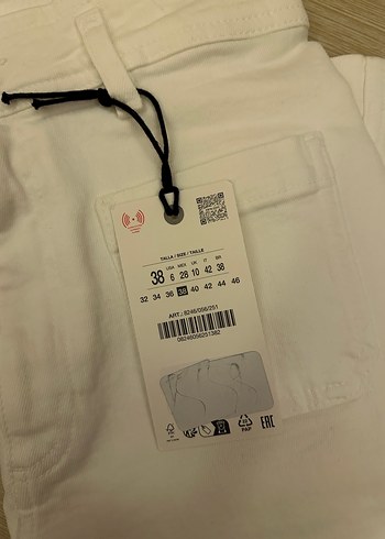 ZW Collection Yüksek Bel Beyaz Geniş Paça Jean - Görsel 9