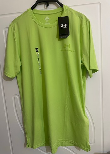 Under armour Yeşil Kısa Kollu Erkek Tişört orijinal