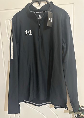 Under Armour Siyah Fermuarlı Erkek Sweatshirt