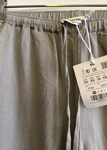 Pullandbear jogger yumuşak keten pantolon - Görsel 5