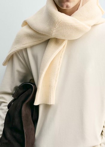 Zara kontrast çift katlı bitişli tshırt - Görsel 6