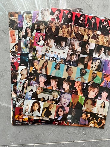 Karışık büyük boy Kpop sticker