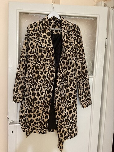 Leopar ceket yeni gibi