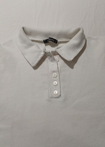 Trendyol & Milla Kızlar Beyaz Kısa Kollu Polo Tişört