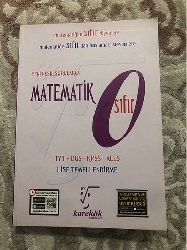 Karekök Matematik Sıfır Soru bankası TYT DGS KPSS ALES