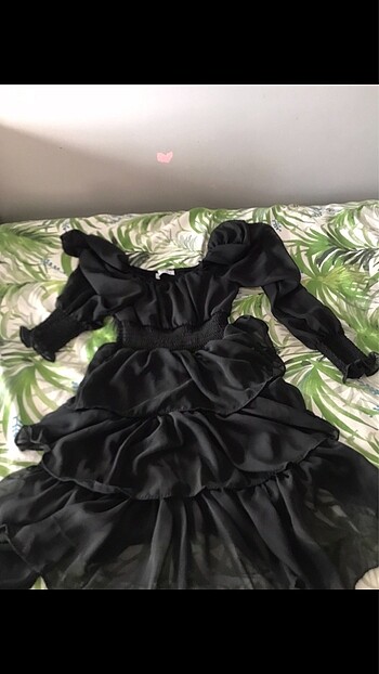 Siyah mini elbise