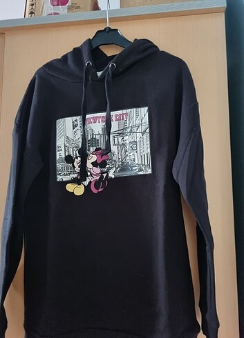 Defacto kadın disney Mickey mouse karikatür baskılı sweatshirt