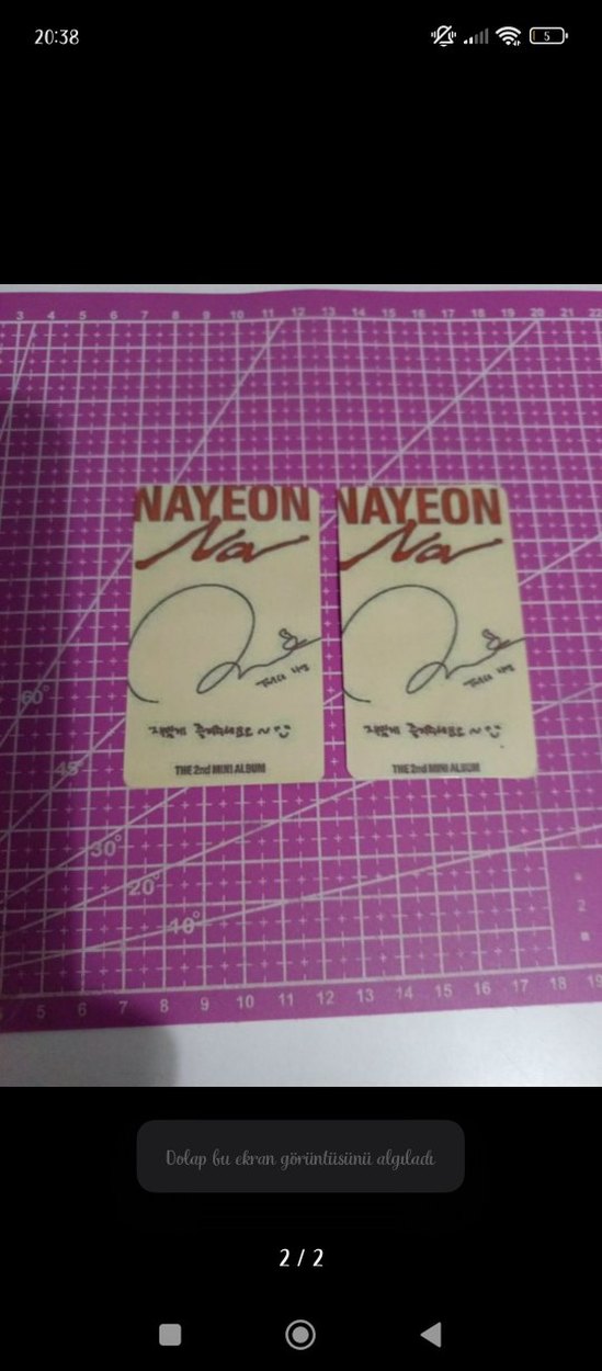 TWICE-Nayeon photocard. - Görsel 2