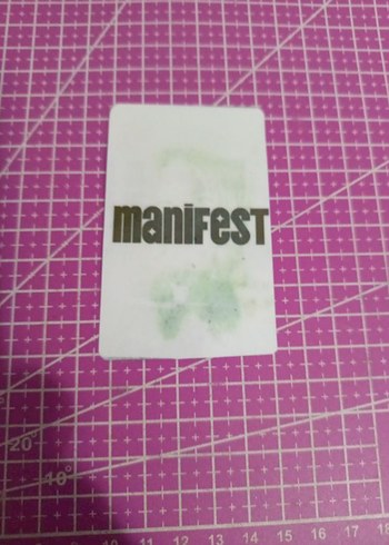 MANİFEST-ESİN photocard. - Görsel 2