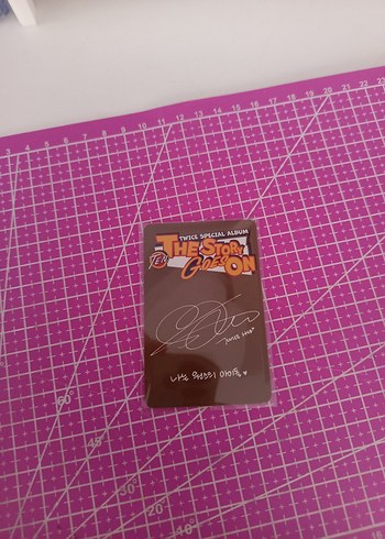 THE STORY GOES ON Sana orijinal album photocard satılıktır. - Görsel 2