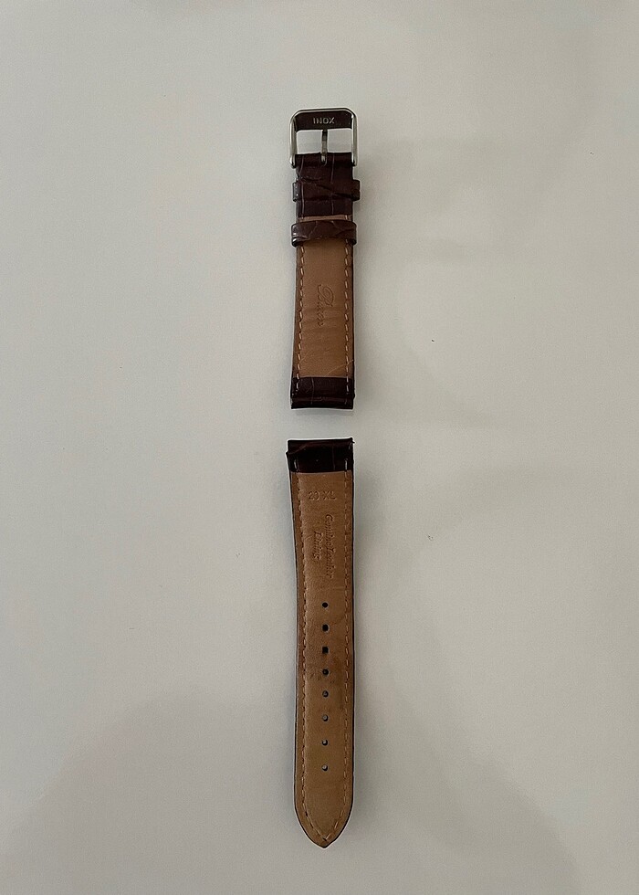 Hakiki Deri Saat Kordonu (Vintage) - Görsel 3