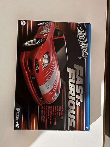  Hot wheels fast and furıous 10 lu set
