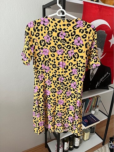 Mudo LEOPARLI KISA GÜNLÜK ELBİSE MUDO