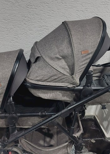Gri Bebek Arabası Çiftli Model - Görsel 4