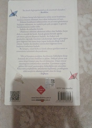 Sadako ve Kağıttan Bin Turna Kuşu - Eleanor Coerr - Görsel 2