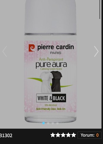 Beden Pierre Cardin Kadın Roll-On Deodorant 50 ml 1 adet fiyatı