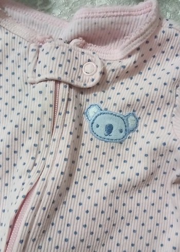 Carter's Pembe Düğmeli Bebek Kız Tulum