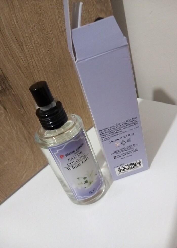 Pierre Cardin Eau De Kolonya White Lily 100 ml - Cam Şişe - Görsel 2