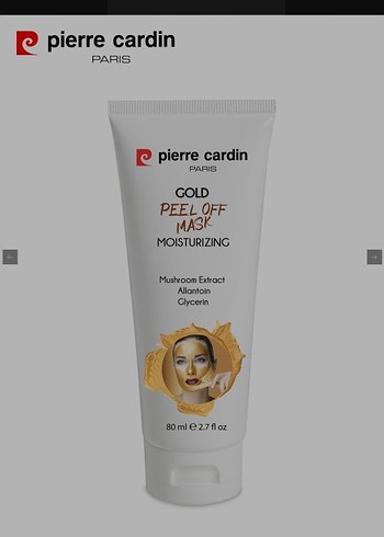 Pierre Cardin Altın Peeling Maskesi 80ml - Görsel 2