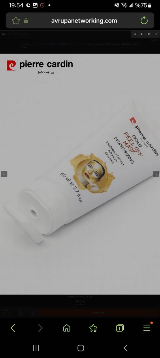 Pierre Cardin Altın Peeling Maskesi 80ml - Görsel 4